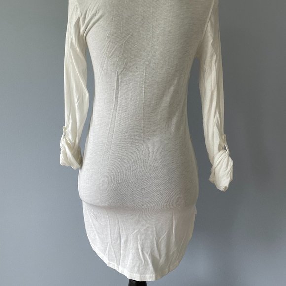 Splendid White Long-Sleeve Shirt - Picture 2 of 4